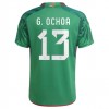 Camiseta de fútbol México G.OCHOA 13 1ª equipación Copa Mundo 2022
